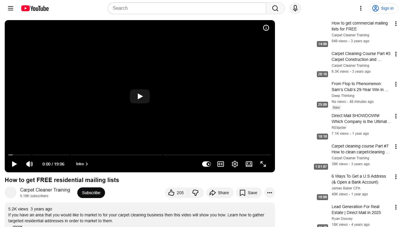 How to get FREE residential mailing lists - YouTube